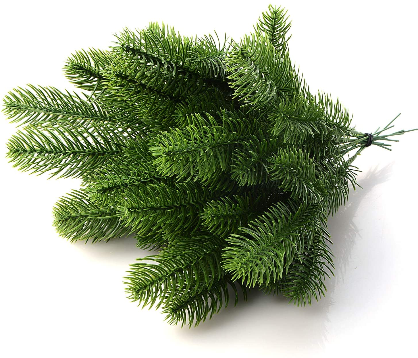 30Pcs Fake Green Pine Branches